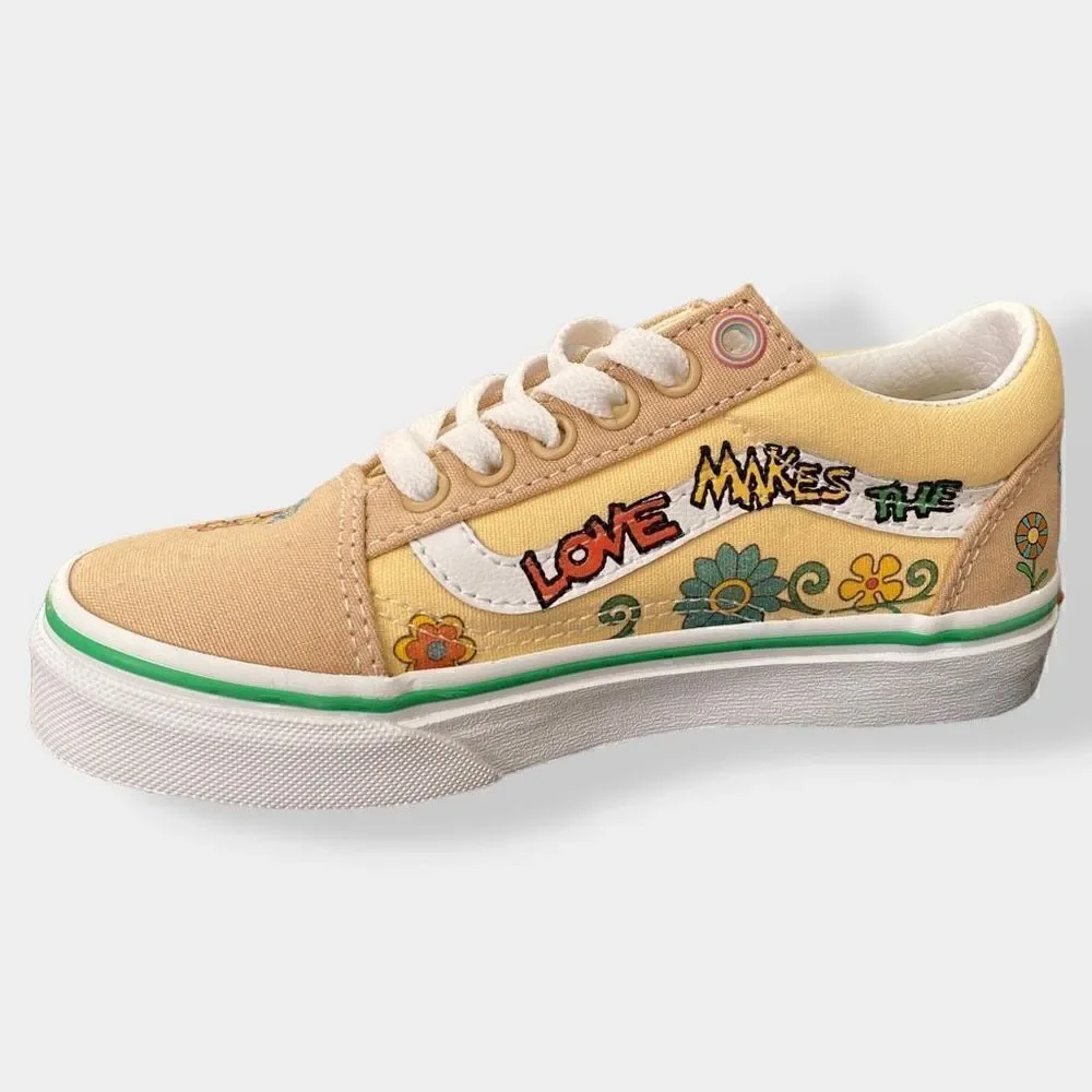 Vans Old Skool x Sesame Street Elmo Youth Sneakers Shoes size 3 New with Tags
